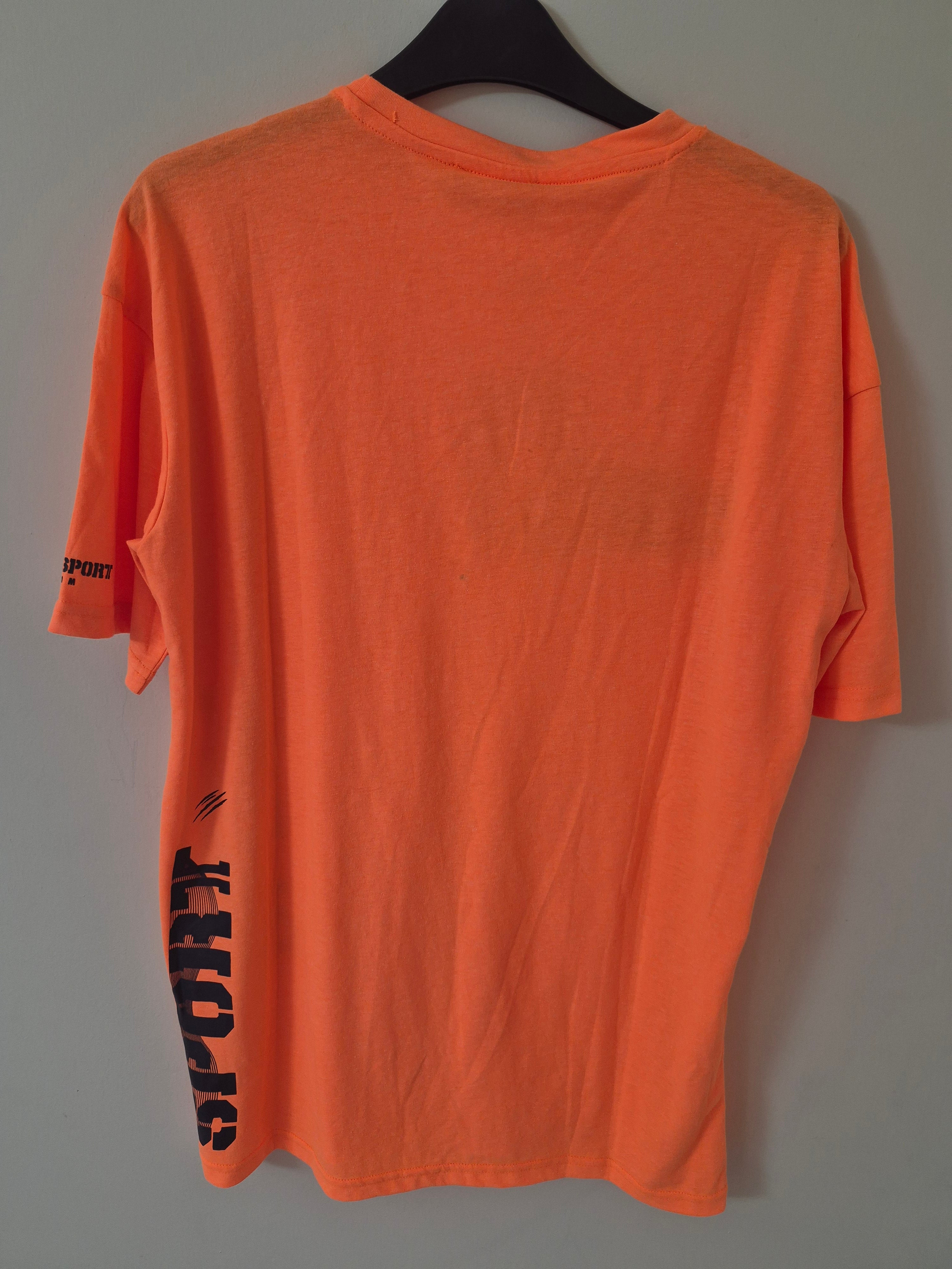 NEW PLEIN SPORT SWIM MEN’S JUMO GRAPHIC T-SHIRT ORANGE LARGE RRP£90