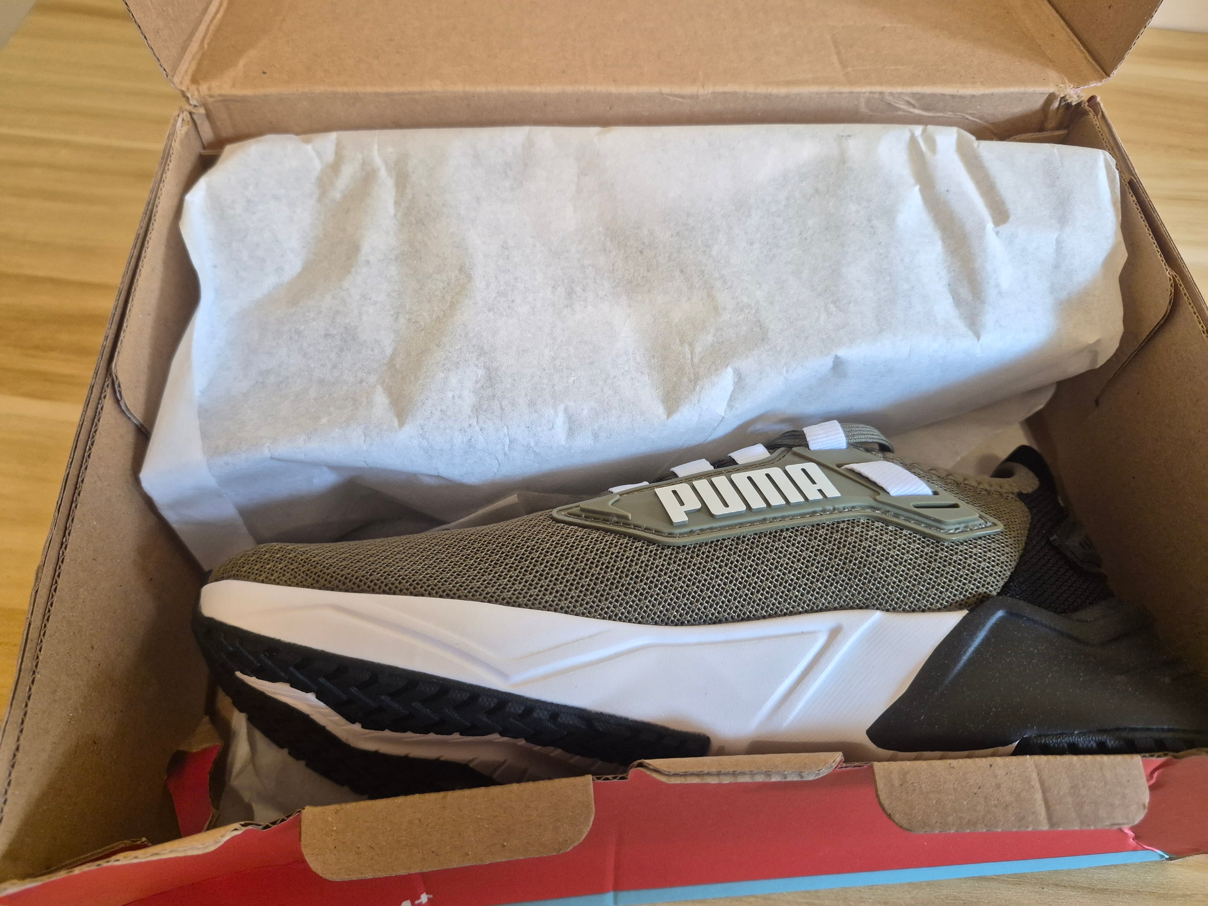 PUMA RETALIATE OLIVE GREEN TRAINERS UK 5 EU 38 BRAND NEW BOXED RRP £70