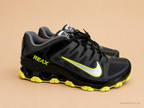 NIKE REAX 8 TR MESH BLACK METALLIC SILVER VOLT UK 6.5 EU 40.5 NEW HALF BOX RRP £94.99