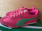 PUMA ARIZONA NYLON TRAINERS PINK GREEN WOMEN'S UK 4 BRAND NEW WITH BOX RRP £75