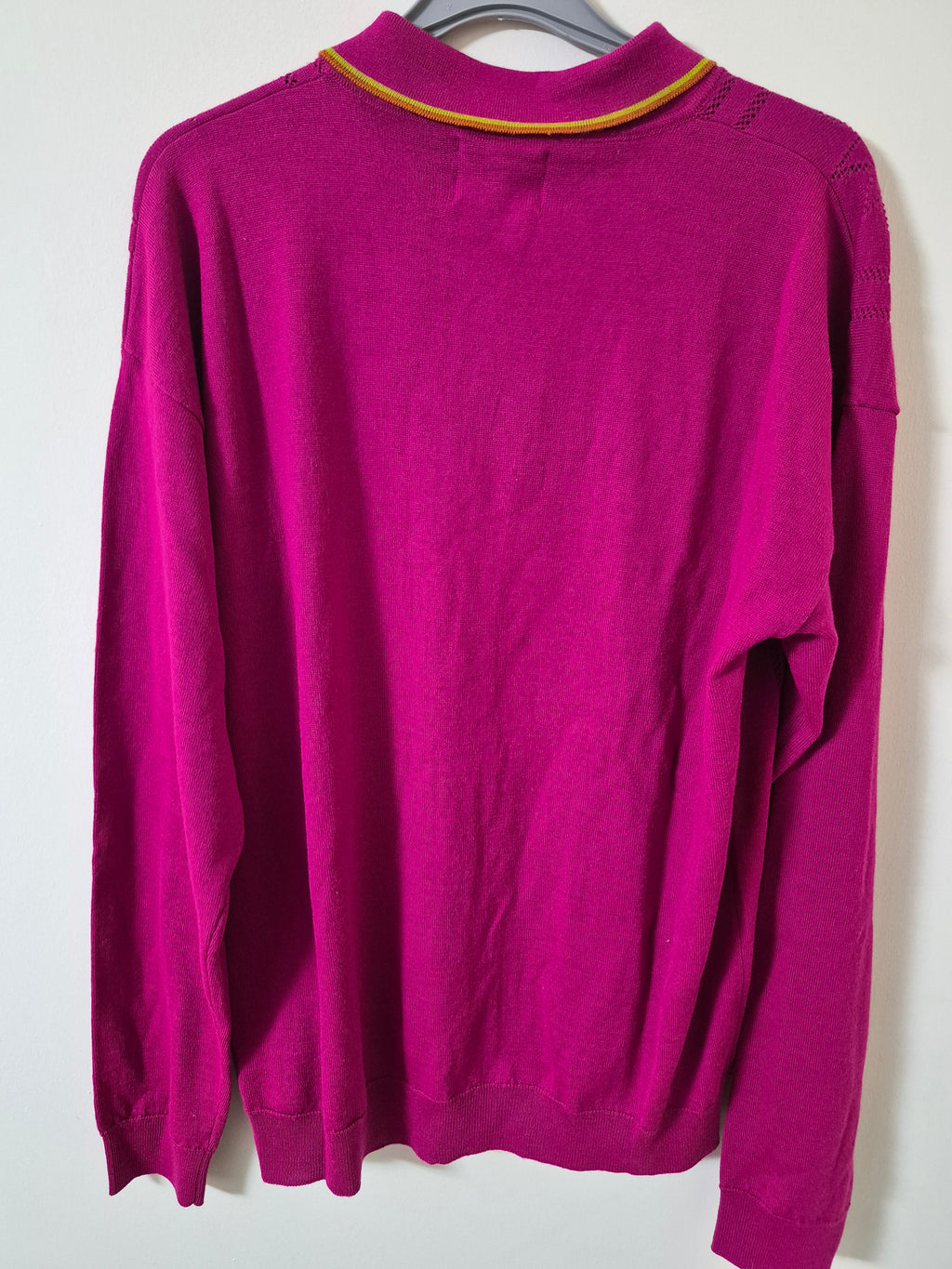 PAS DE MER ITALIAN WOOL BLEND KNIT CARDIGAN SMALL PINK MADE IN ITALY NEW RARE
