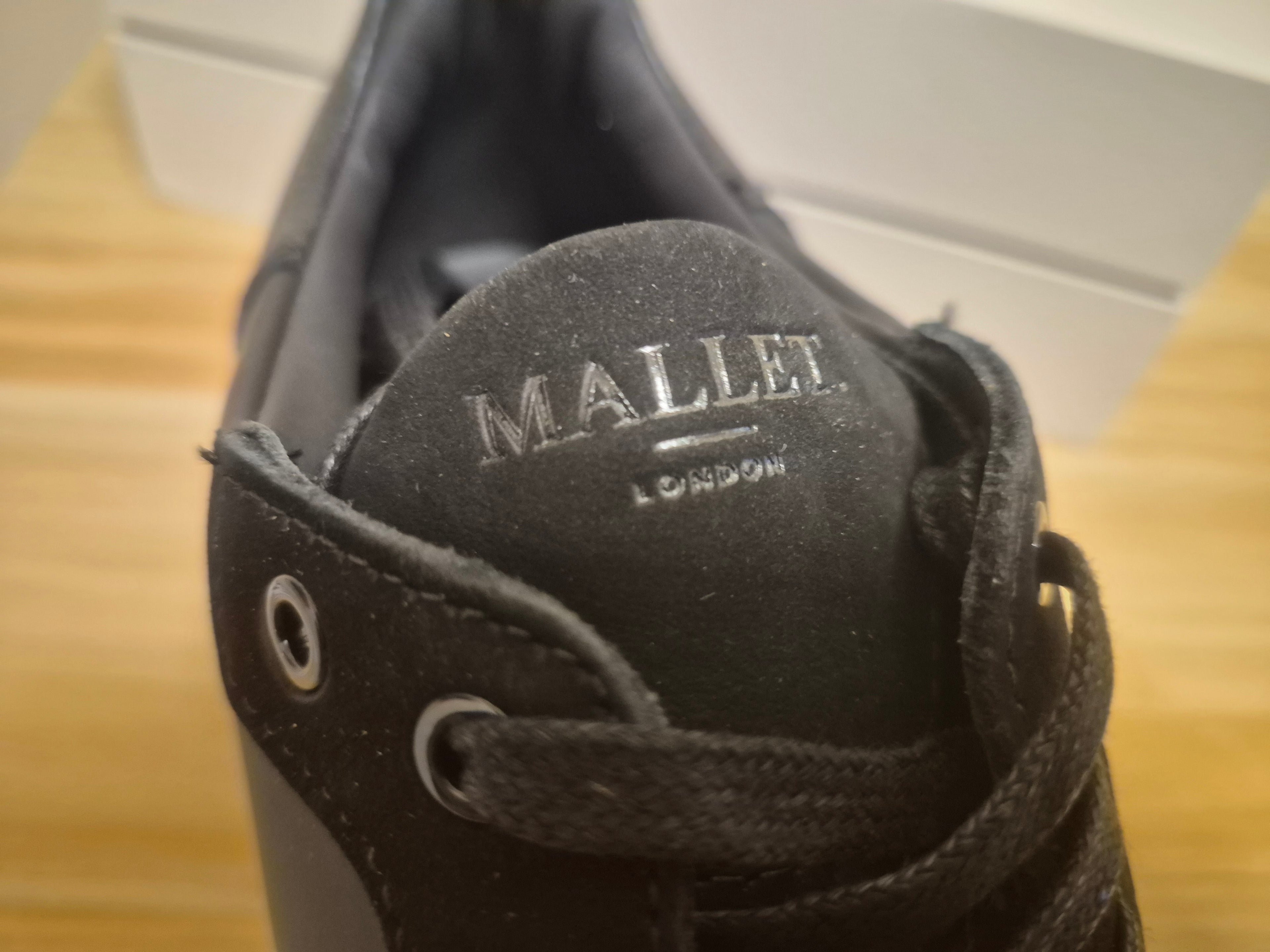 MALLET LONDON DIVER 2.0 TRIPLE BLACK TRAINERS MEN'S UK 11 BRAND NEW NO BOX RRP £175