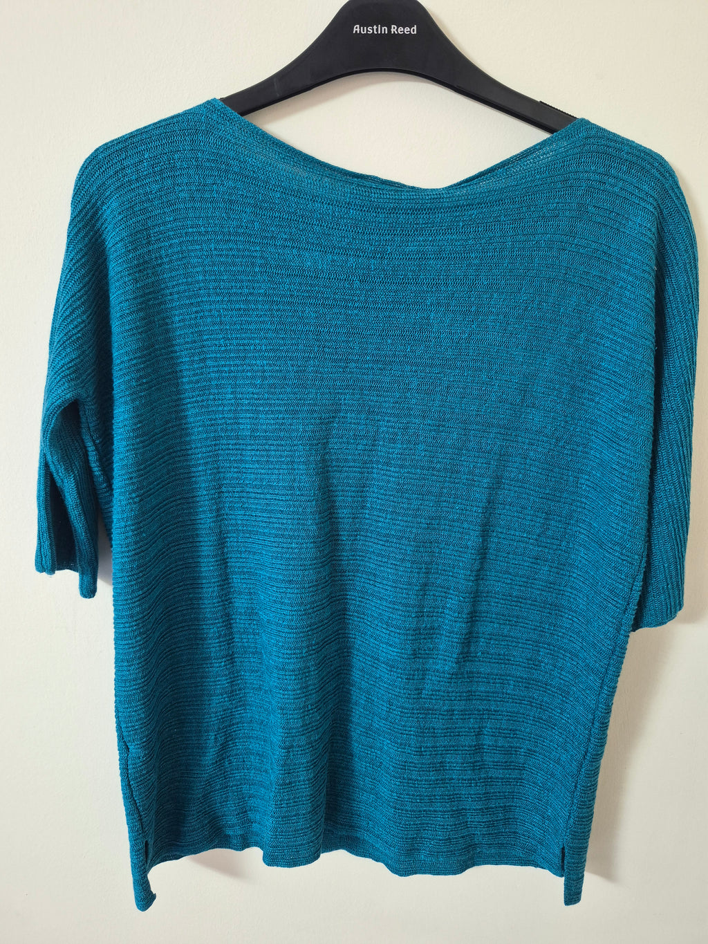 LORO PIANA BARCHETTA WAIKIKI KNIT TOP XS UK 6 TEAL BNWT RRP £995 MADE IN ITALY