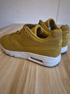 NIKE AIR MAX 1 PREMIUM OLIVE TRAINERS UK 5.5 EU 39 USED **GRADE B/C NO BOX RRP £135