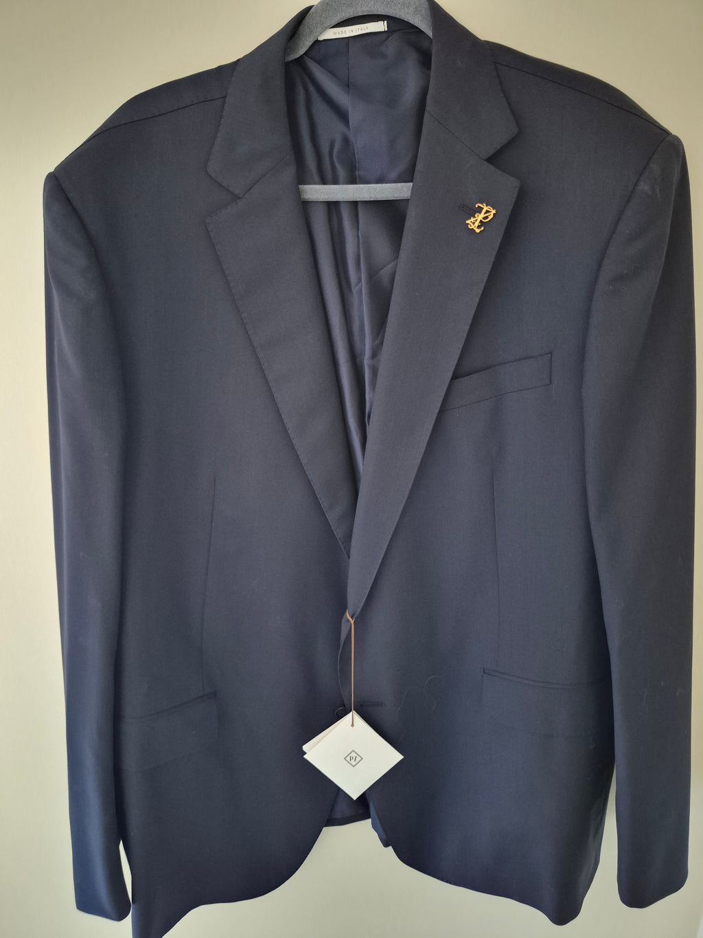 PAL ZILERI NAVY WOOL FULL SUIT MEN'S IT 64 UK 54R NEW WITH TAGS £1300RRP