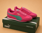 PUMA ARIZONA NYLON TRAINERS PINK GREEN WOMEN'S UK 4 BRAND NEW WITH BOX RRP £75