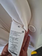 DSQUARED2 WOMEN'S WHITE DOUBLE BREASTED SUIT IT 40 UK 8 NEW WITH TAGS RRP £2200
