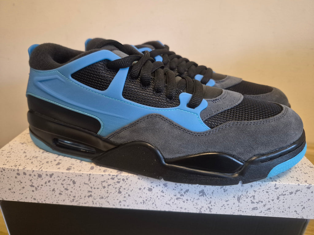 NIKE AIR JORDAN 4 RM BLACK GAMMA BLUE UK 11.5 EU 47 NEW IN BOX RRP £135