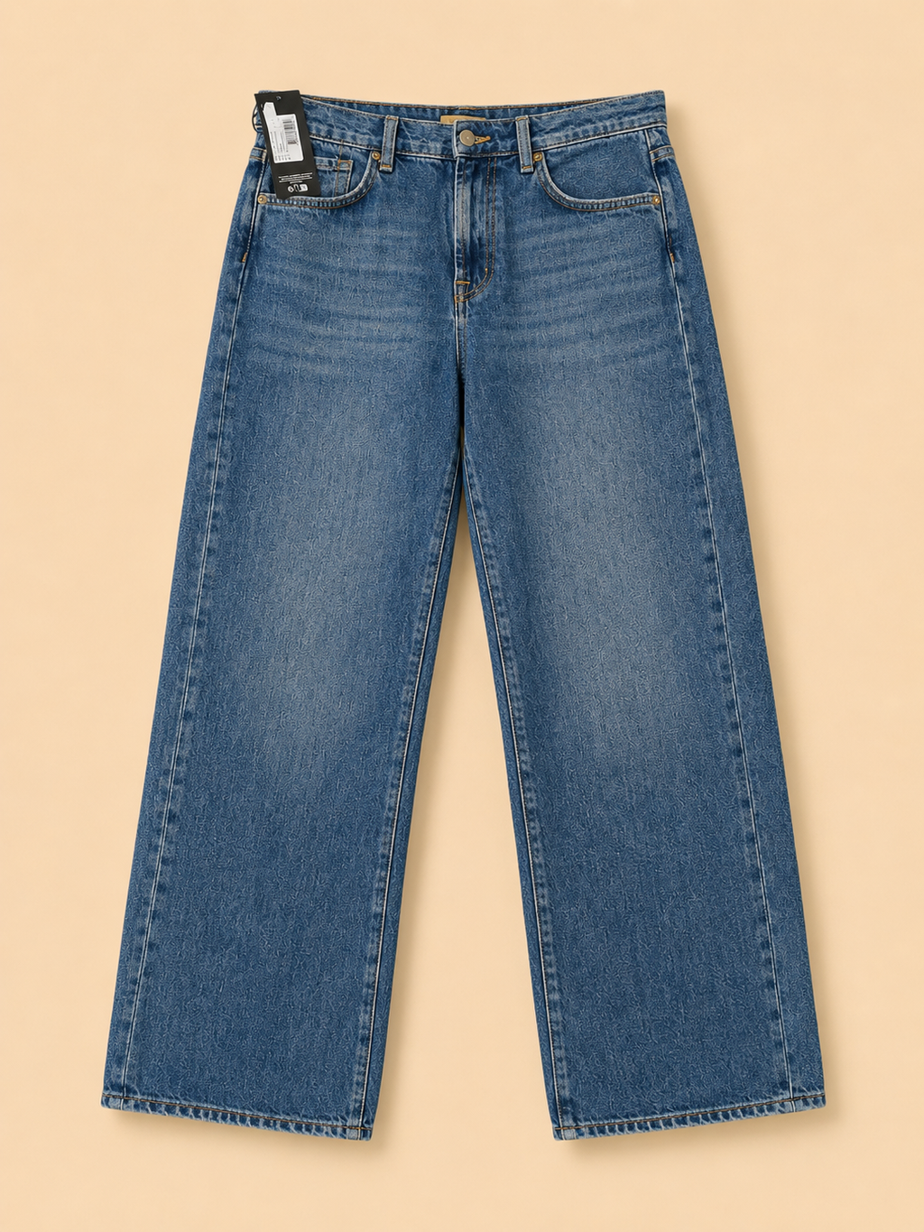 7 FOR ALL MANKIND TESS TROUSER WOMEN'S WIDE LEG JEANS W28 BLUE BNWT RRP €200