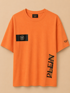 NEW PLEIN SPORT SWIM MEN’S JUMO GRAPHIC T-SHIRT ORANGE LARGE RRP£90