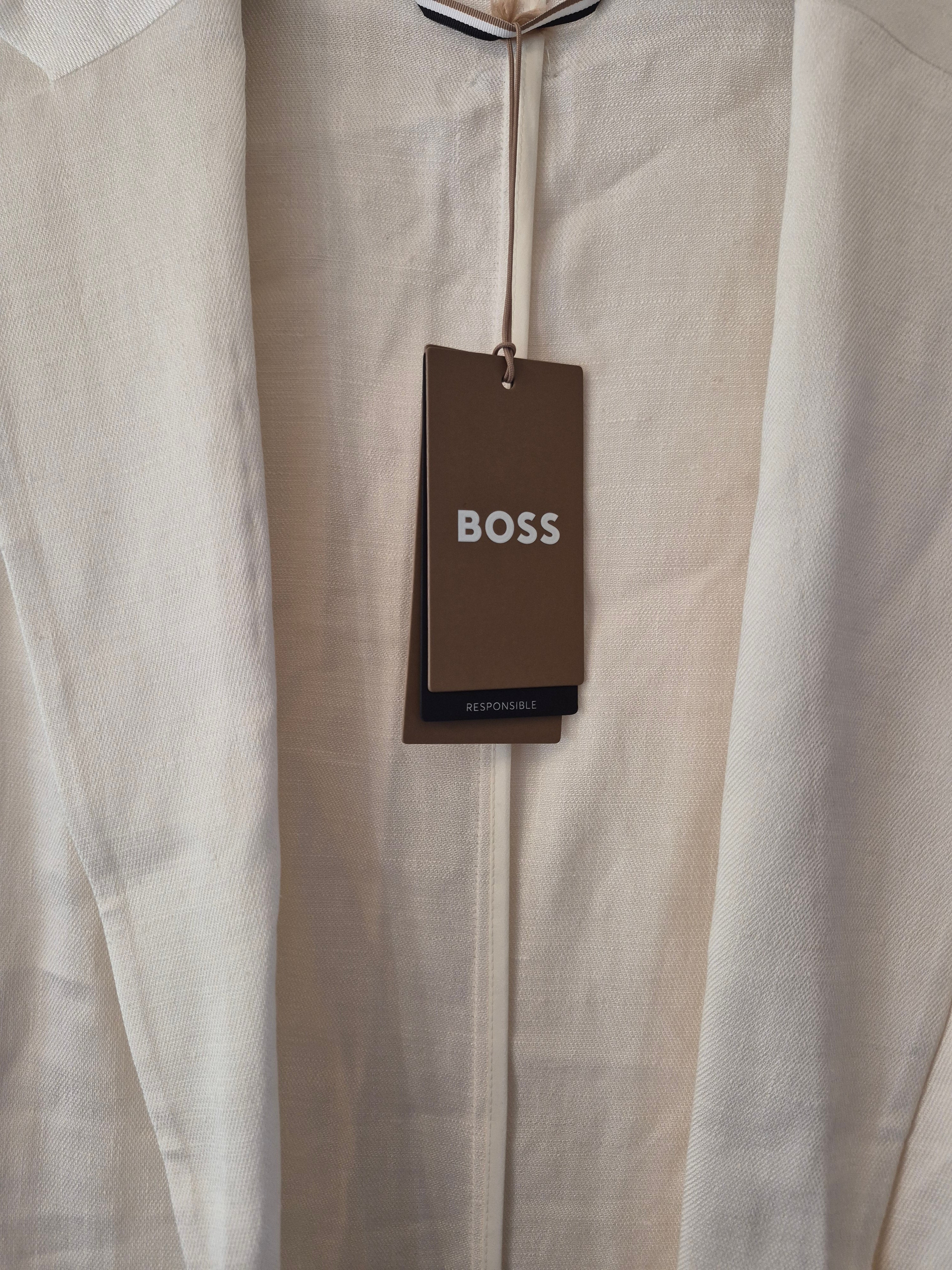 HUGO BOSS JOLINN-A-01 WOMENS WHITE BLAZER UK 10 EU 38 NEW WITH TAGS RRP £329