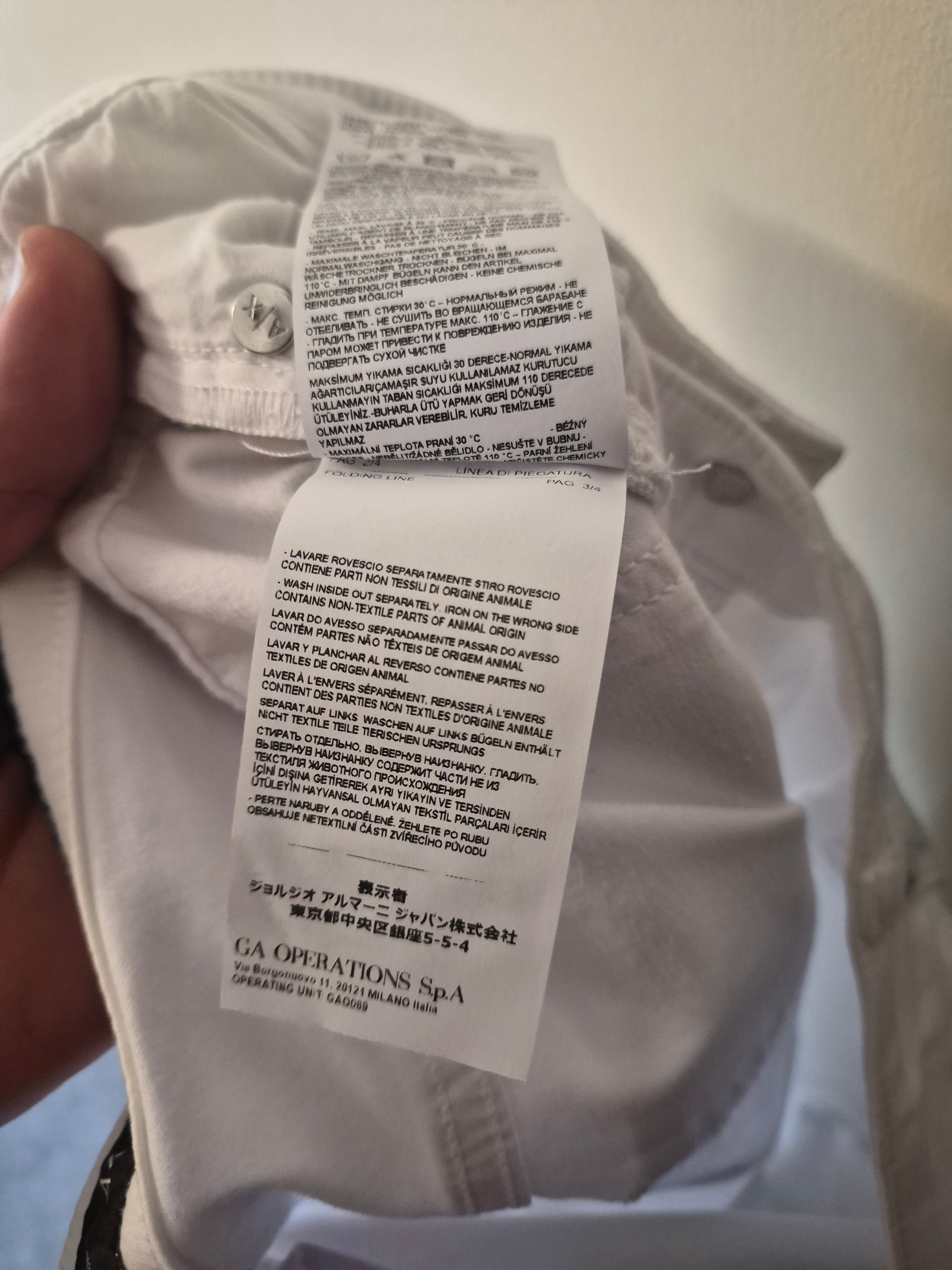 ARMANI EXCHANGE WOMEN'S WHITE MID RISE FLARE CAPRI JEANS SIZE W30 UK12 BNWT RRP £130