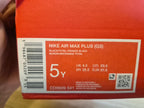 NIKE AIR MAX PLUS TN GS BLACK TOTAL ORANGE UK 4.5 EU 37.5 NEW IN BOX RRP £144.99