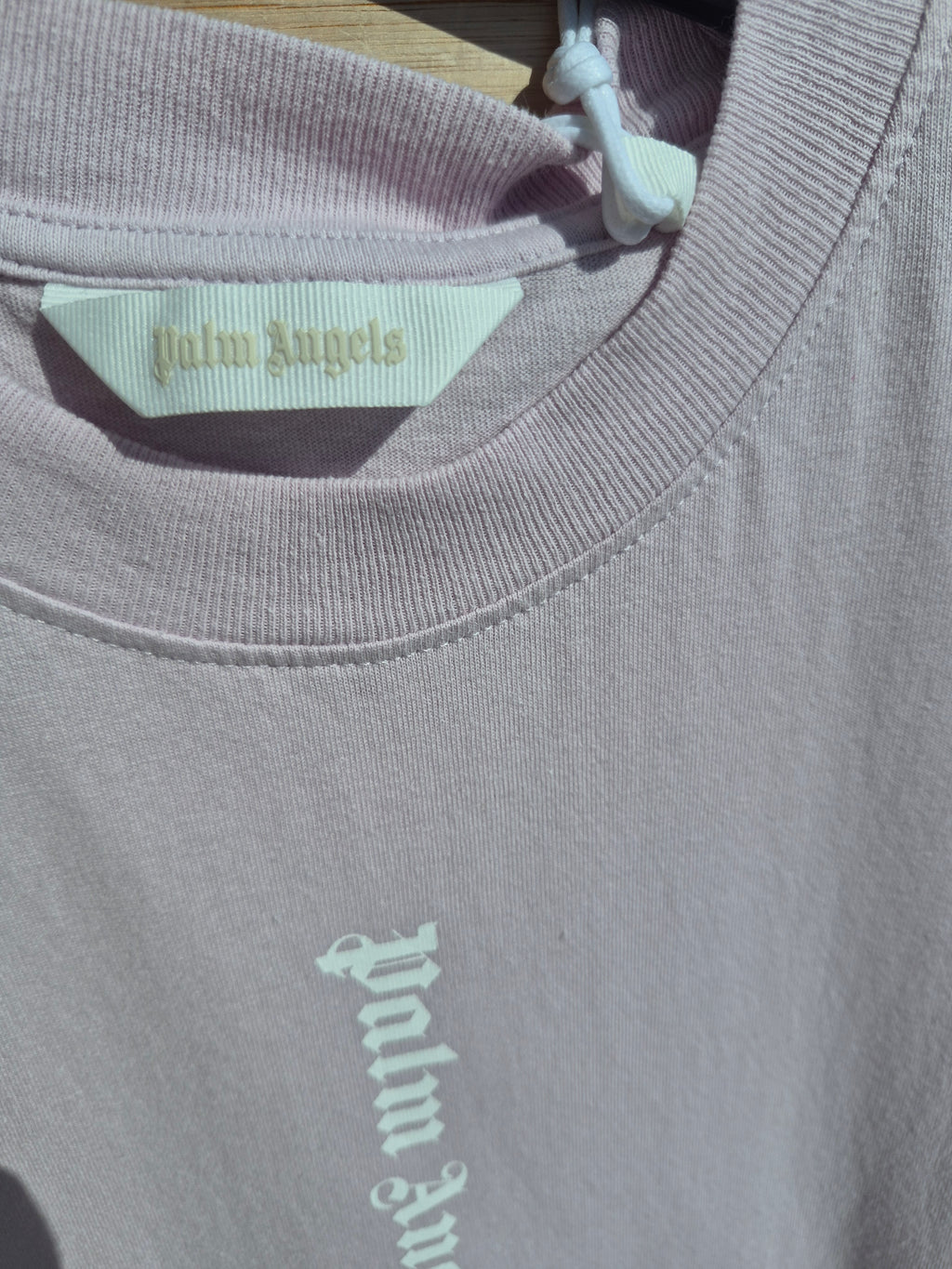 PALM ANGELS CLASSIC OVER LOGO T-SHIRT LILAC UK8/UK10 WOMANS NEW WITH TAGS RRP £275