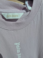 PALM ANGELS CLASSIC OVER LOGO T-SHIRT LILAC UK8/UK10 WOMANS NEW WITH TAGS RRP £275
