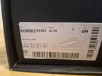 ARMANI EXCHANGE MEN'S OFF WHITE & GREEN LEATHER TRAINERS UK 6 EX-STORE DISPLAY RRP £140