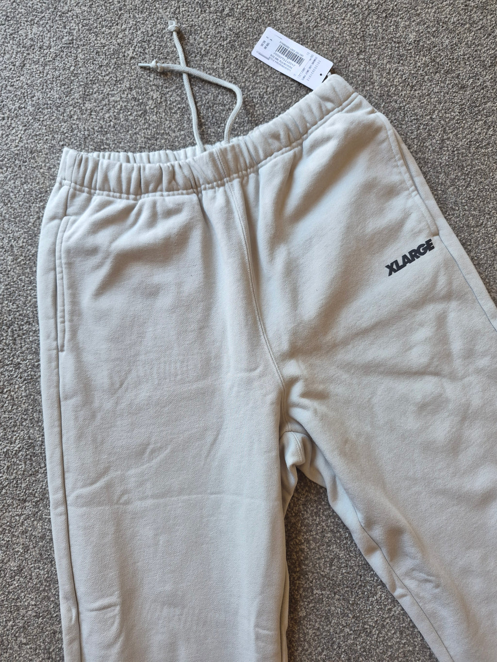 XLARGE STANDARD LOGO GREY JOGGERS MEN'S SIZE SMALL NEW RRP £109 STREETWEAR.
