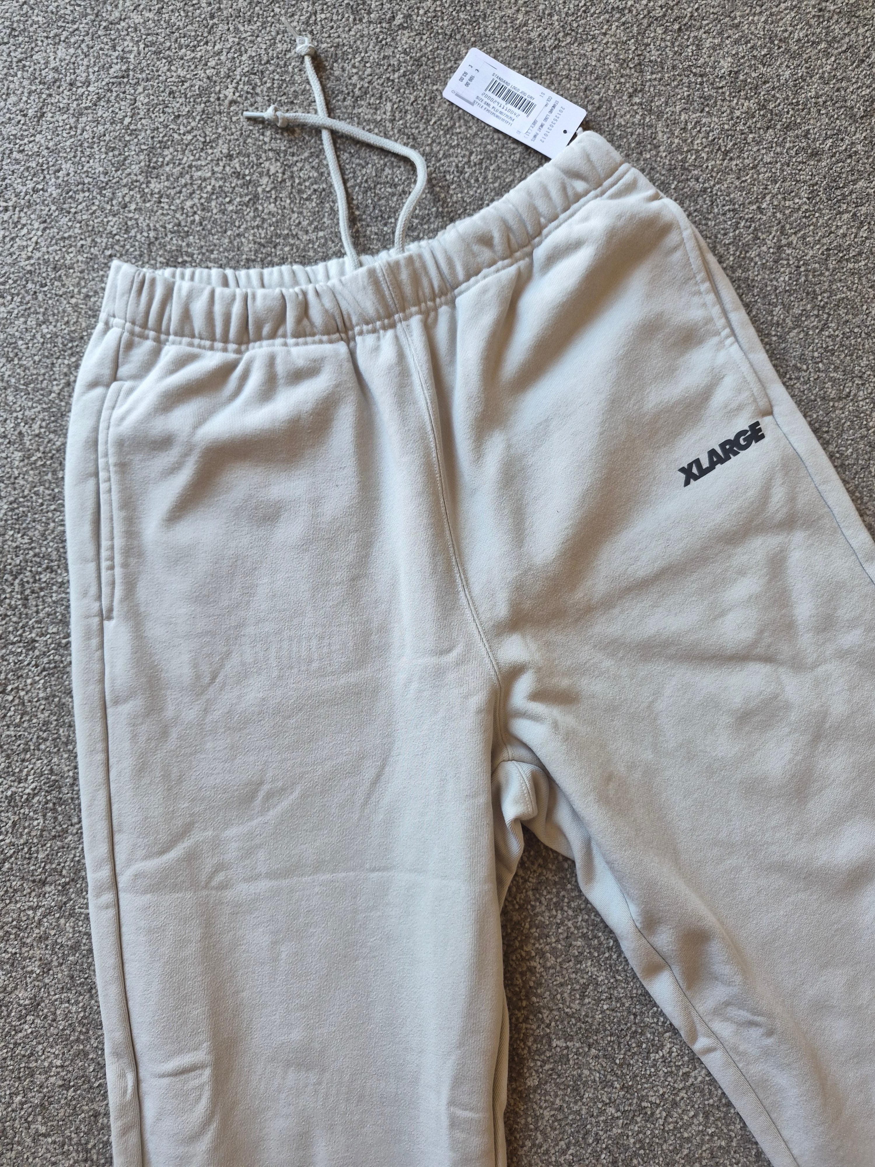XLARGE STANDARD LOGO GREY JOGGERS MEN'S SIZE SMALL NEW RRP £109 STREETWEAR.