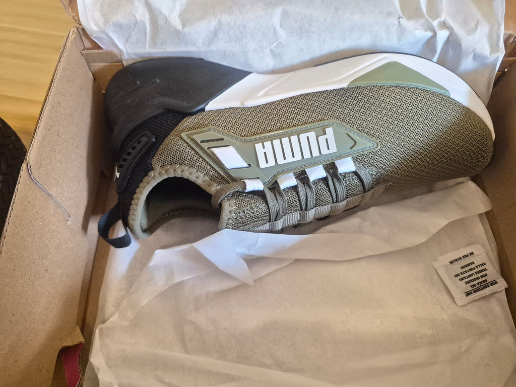 PUMA RETALIATE OLIVE GREEN TRAINERS UK 5 EU 38 BRAND NEW BOXED RRP £70