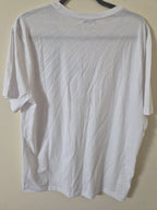DONDUP MENS WHITE LOGO GRAPHIC T SHIRT SIZE XXL BRAND NEW MADE IN ITALY RRP £150