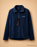 BERGHAUS MEN'S HARTSOP ECO POLARTEC FULL ZIP FLEECE JACKET DARK BLUE XL NEW WITH TAGS RRP £90