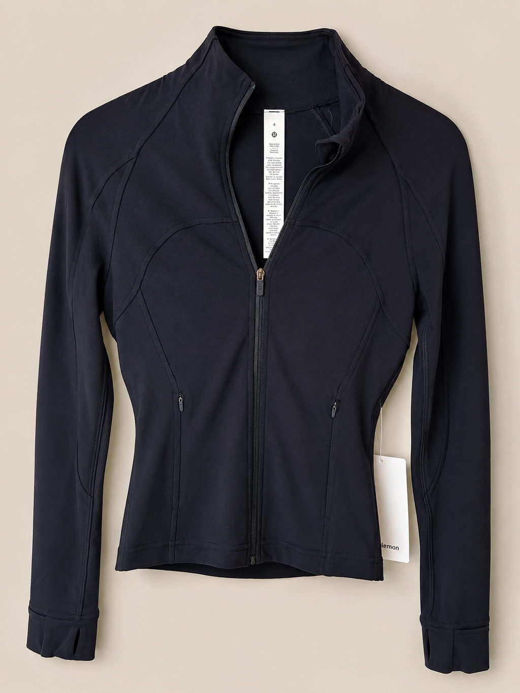 LULULEMON DEFINE JACKET BLACK WOMEN'S UK 8 US 4 NEW WITH TAGS RRP £118