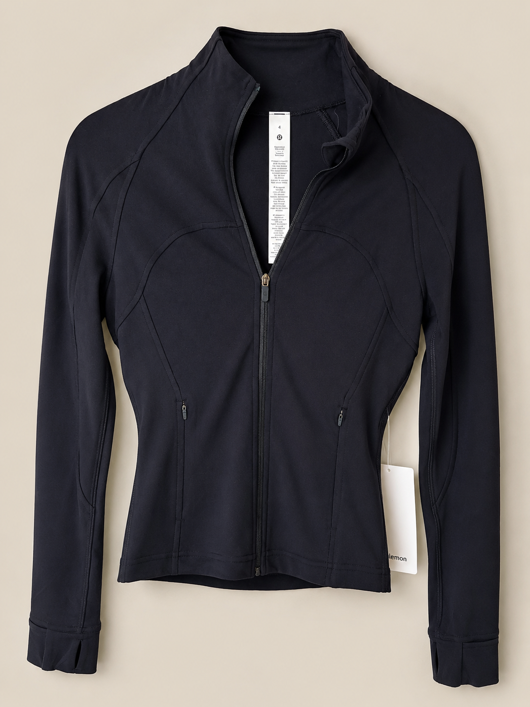 LULULEMON DEFINE JACKET BLACK WOMEN'S UK 8 US 4 NEW WITH TAGS RRP £118