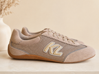KARL LAGERFELD MEN'S SUEDE & MESH DESIGNER TRAINERS UK 9 NEW WITHOUT BOX RRP £179