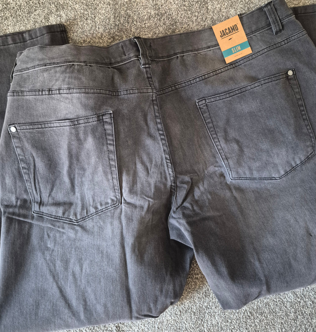 NEW JACAMO SLIM FIT STRETCH BLACK JEANS WITH TAGS VARIOUS SIZES AVAILABLE RRP £40
