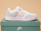 NIKE COURT VISION LOW TRAINERS WHITE/PHANTOM PINK – UK 5 – BRAND NEW WITH BOX – RRP £75