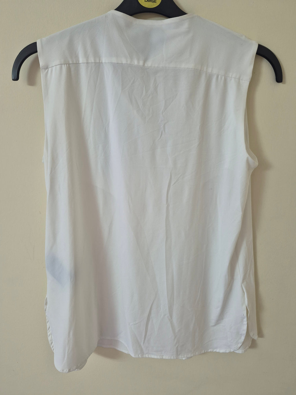 NEW RRD ROBERTO RICCI DESIGNS WOMEN’S SLEEVELESS OXFORD SHIRT WHITE UK 10 RRP£135