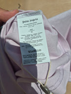 PALM ANGELS CLASSIC OVER LOGO T-SHIRT LILAC UK8/UK10 WOMANS NEW WITH TAGS RRP £275