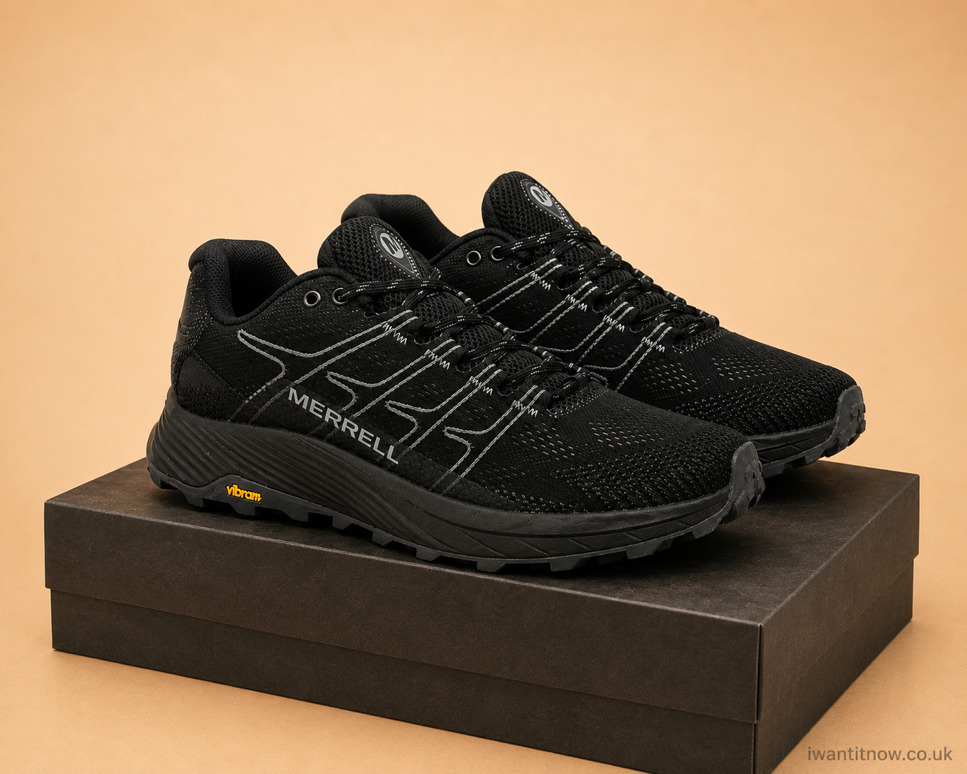 MERRELL MORPHLITE WOMEN'S TRAIL RUNNING SHOES UK 6.5 BLACK BRAND NEW NO BOX RRP £120