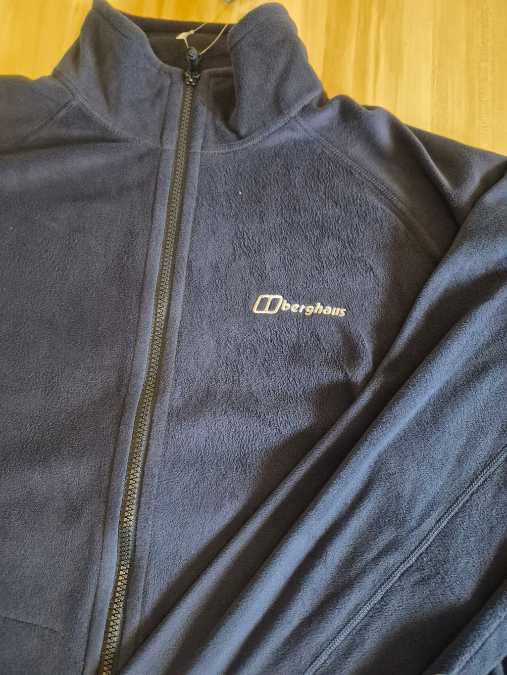 BERGHAUS MEN'S HARTSOP ECO POLARTEC FULL ZIP FLEECE JACKET DARK BLUE XL NEW WITH TAGS RRP £90
