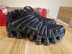 NIKE SHOX TL BLACK METALLIC SILVER WOMEN'S UK 4 NEW HALF BOX RRP £174.99