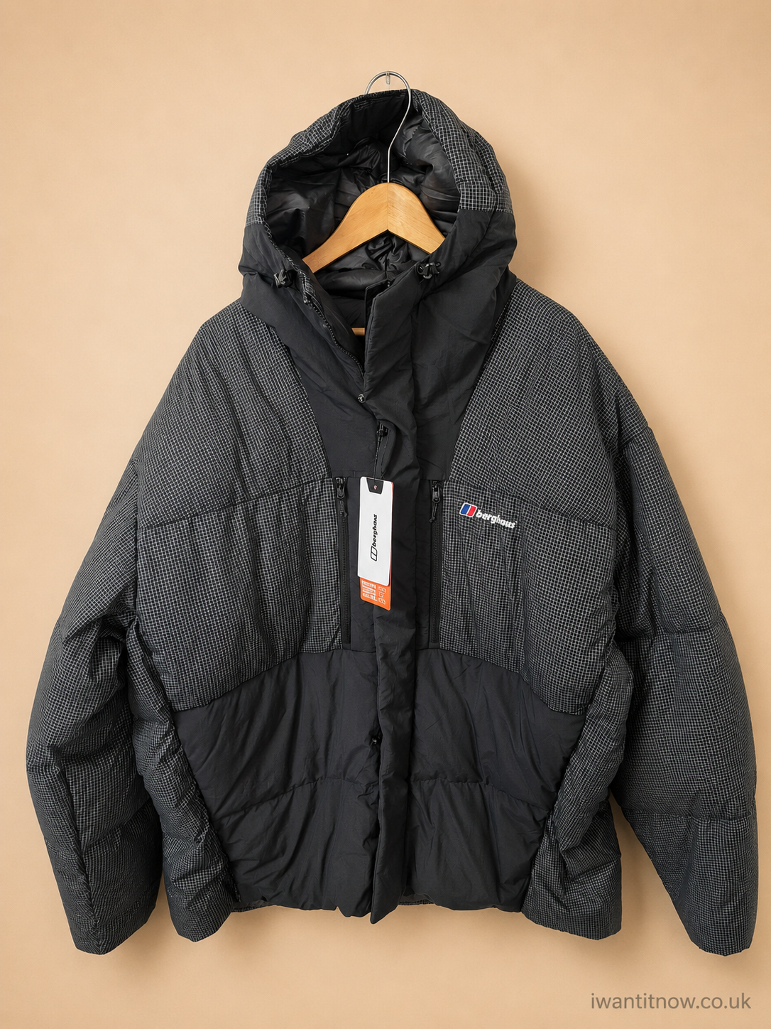 BERGHAUS MEN'S INSULATED PUFFER JACKET BLACK 3XL BRAND NEW WITH TAGS RRP £220