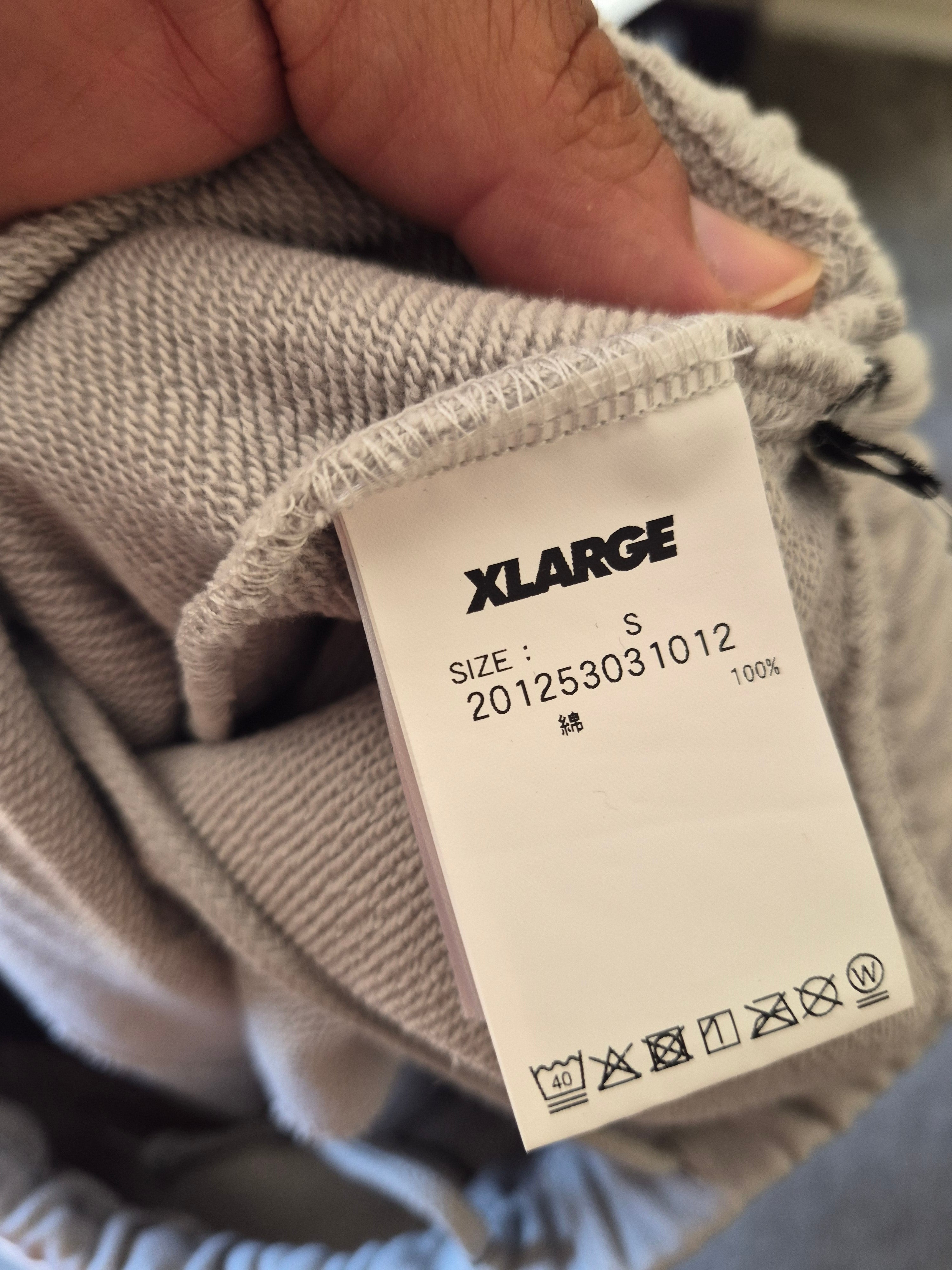 XLARGE STANDARD LOGO GREY JOGGERS MEN'S SIZE SMALL NEW RRP £109 STREETWEAR.