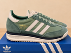 ADIDAS ORIGINALS SL 72 RS GREEN WHITE TRAINERS UK 6 WOMEN'S RRP £90