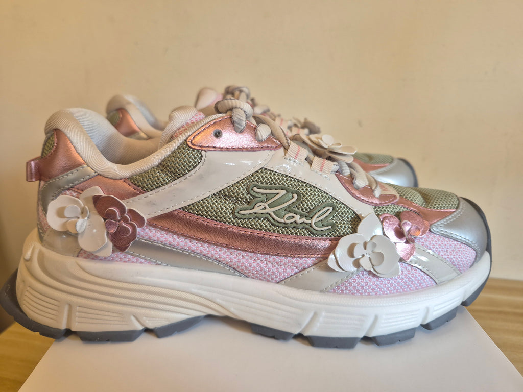 KARL LAGERFELD PARIS FLORAL CHUNKY TRAINERS WOMEN'S UK 5 NEW NO BOX RRP £199