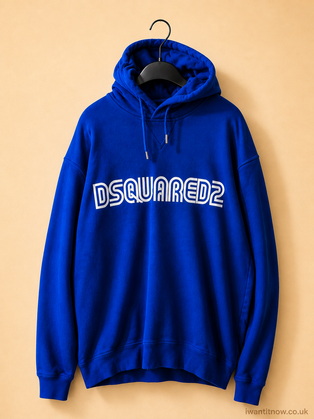 DSQUARED2 LOGO HOODIE BLUE MEN'S SIZE MEDIUM BRAND NEW NO TAGS RRP £420