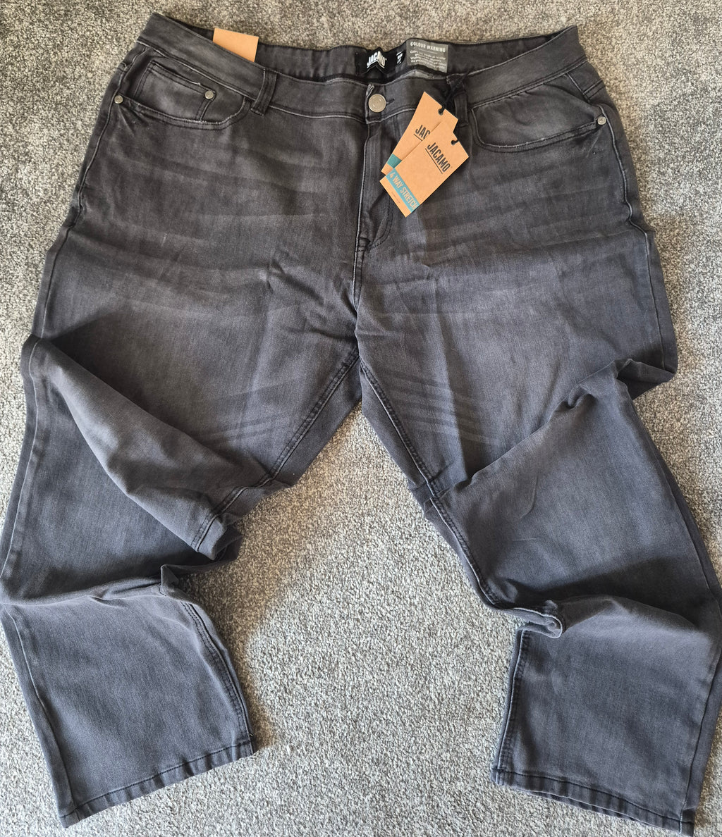 NEW JACAMO SLIM FIT STRETCH BLACK JEANS WITH TAGS VARIOUS SIZES AVAILABLE RRP £40