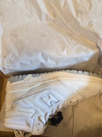 NEW BALANCE 650 WHITE LEATHER HIGH TOP TRAINERS UK 11 EU 46.5 BNIB RRP £120