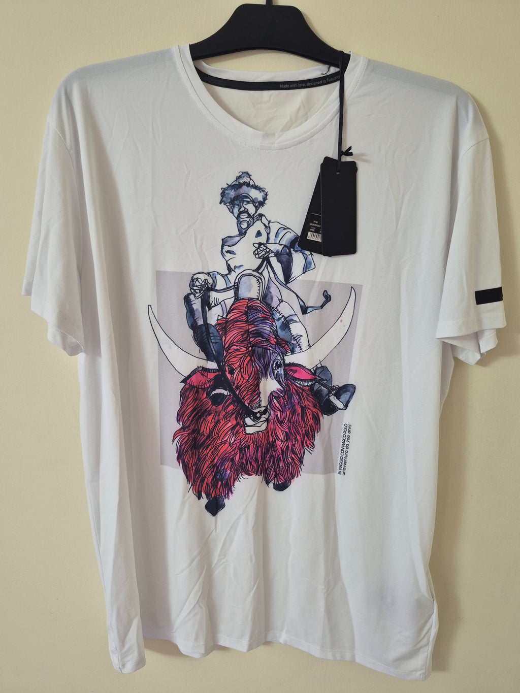 NEW RRD ROBERTO RICCI DESIGNS MARCO POLO GRAPHIC T-SHIRT WHITE XXL RRP£110