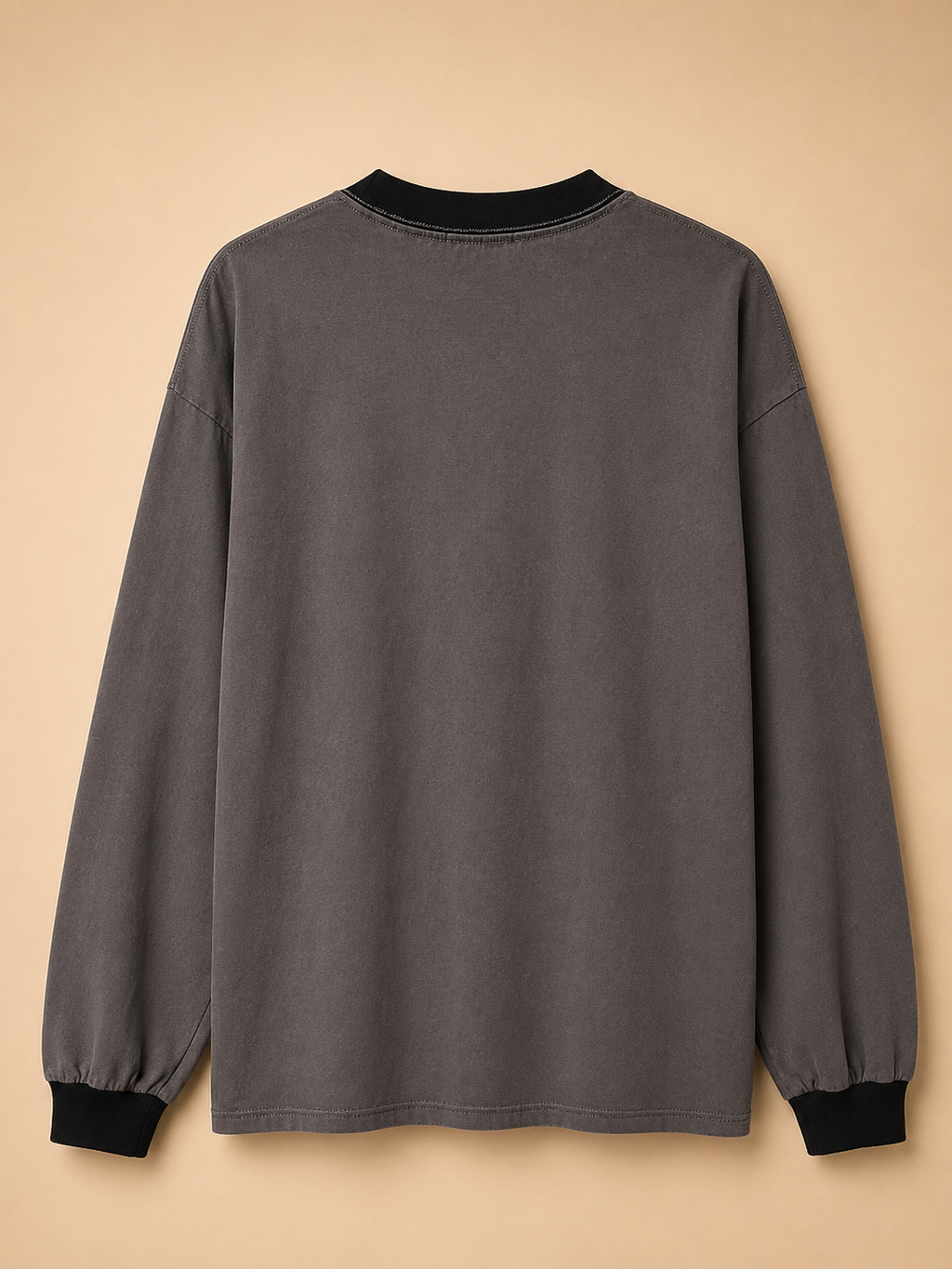 MENS XLARGE XI BURNING LONG SLEEVE GRAPHIC T-SHIRT CHARCOAL XL BRAND NEW RRP £75