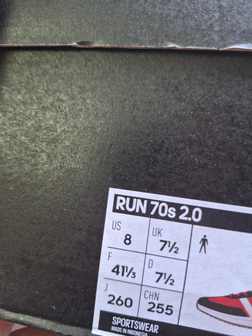 ADIDAS RUN 70S 2.0 TRAINERS RED/WHITE/GUM – UK 7 – BRAND NEW WITH BOX