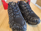 NIKE SHOX TL BLACK METALLIC SILVER WOMEN'S UK 4 NEW HALF BOX RRP £174.99