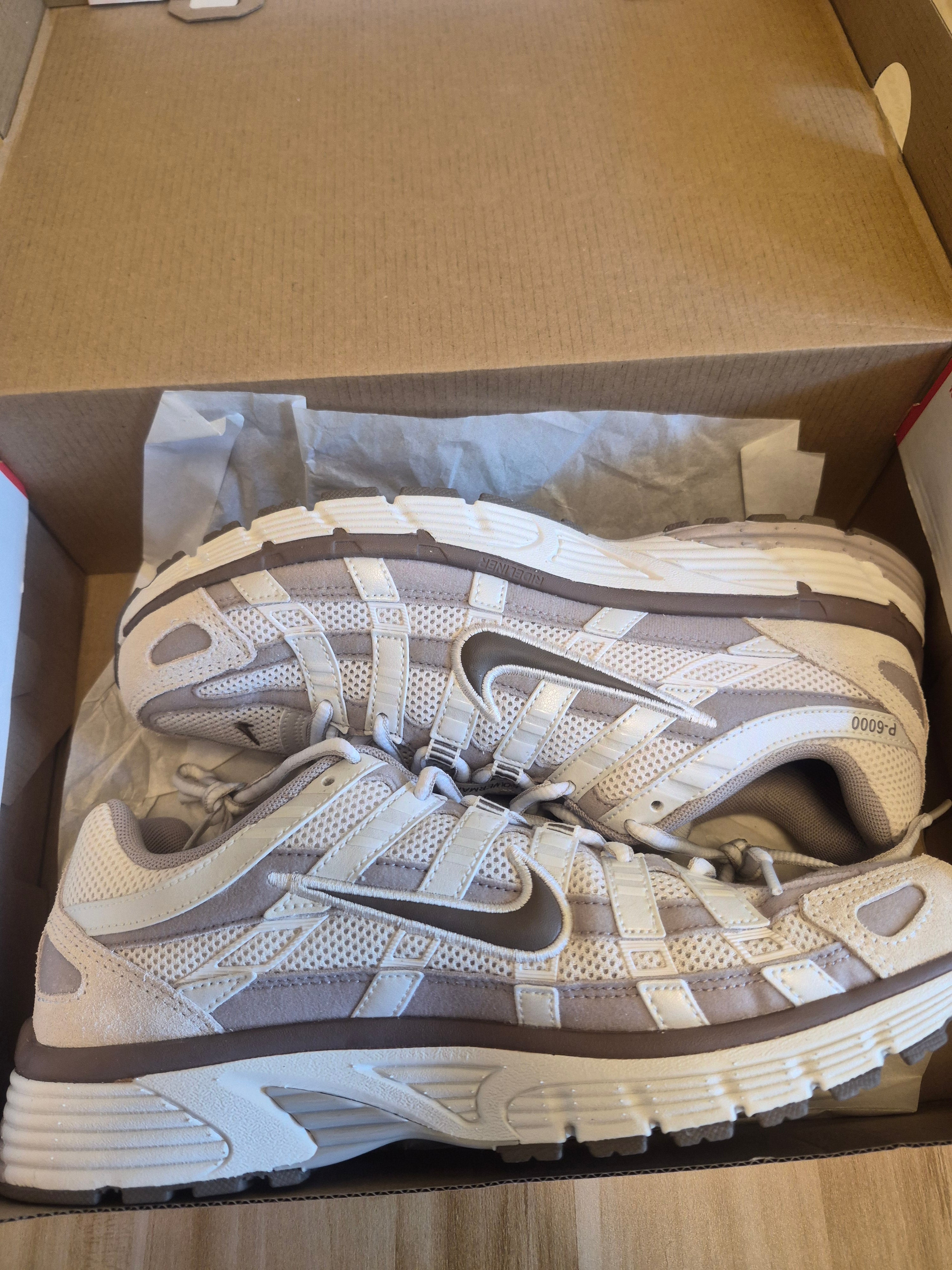 NIKE P-6000 PHANTOM / MINK BROWN TRAINERS UK 7.5 MEN'S OR WOMEN'S EU 42 BRAND NEW WITH FULL BOX RRP £110