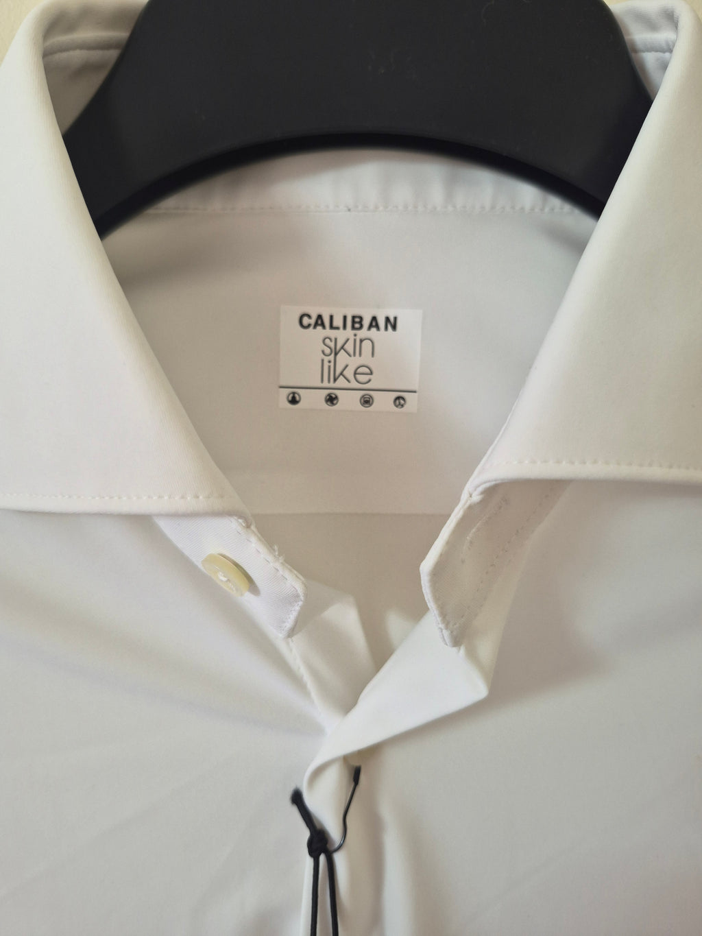 NEW CALIBAN SKINLIKE WOMEN’S STRETCH REGULAR FIT SHIRT WHITE SIZE 38 UK10