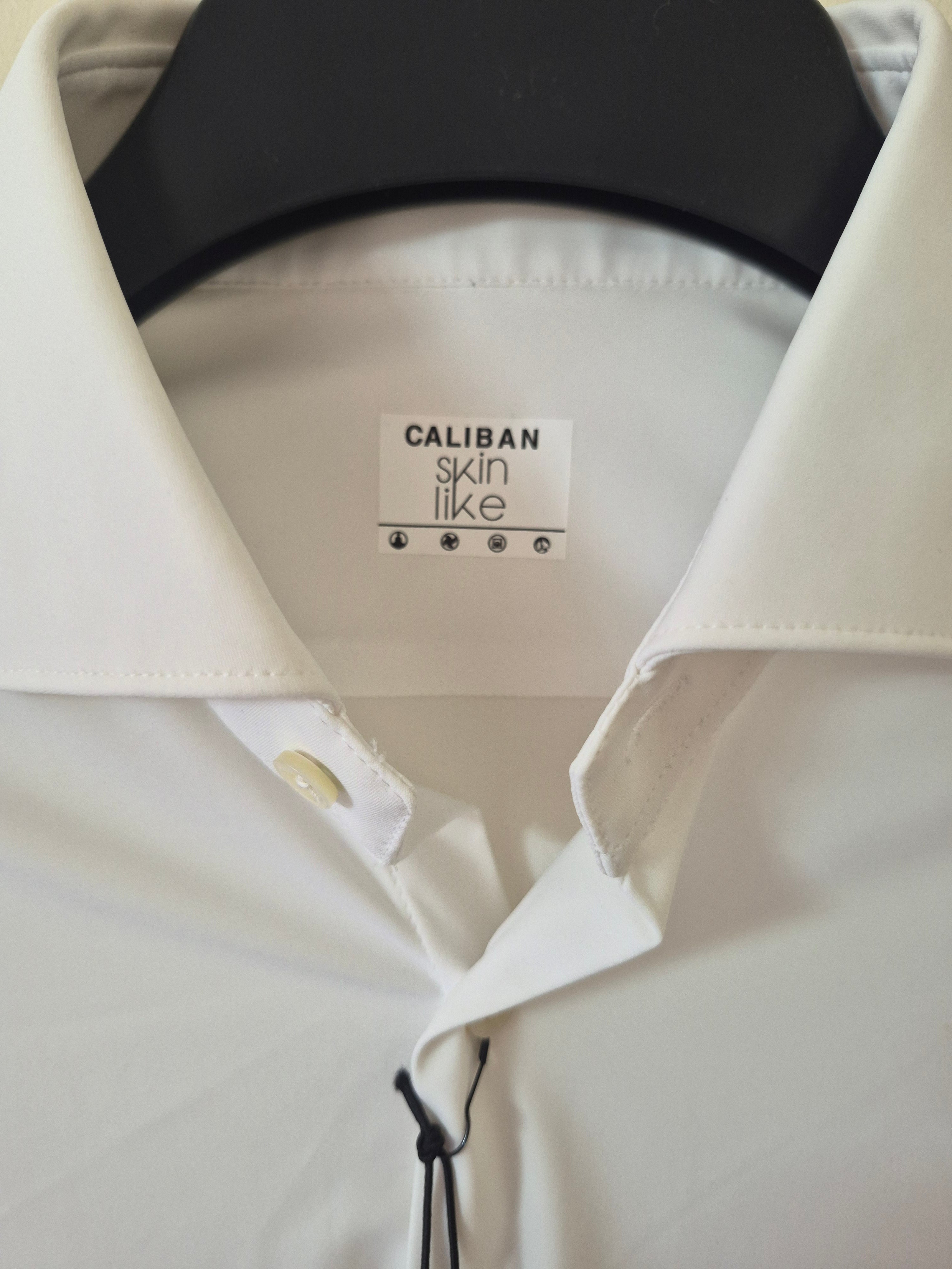 NEW CALIBAN SKINLIKE WOMEN’S STRETCH REGULAR FIT SHIRT WHITE SIZE 38 UK10