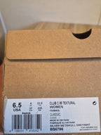 REEBOK CLUB C 85 TEXTURAL WOMEN'S TRAINERS UK 4 EU 37 SILVER METALLIC BNIB RRP £90